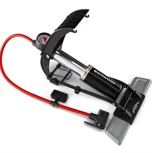 Schwinn High Pressure Foot Pump, Air Base & Air Base Plus, Air-Zoned Pressure